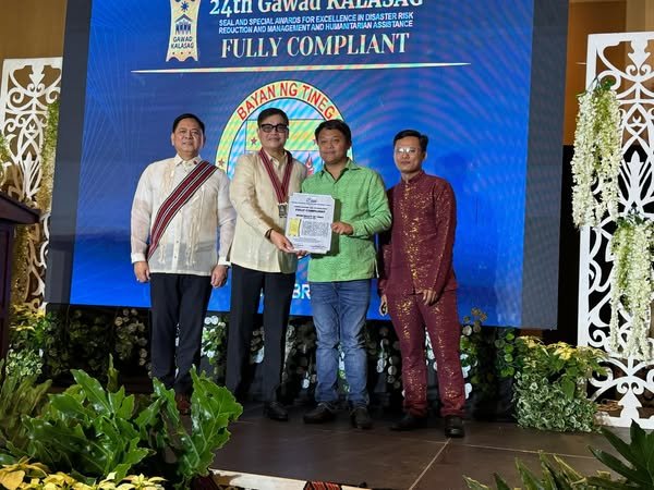 Municipality of Tineg is GAWAD KALASAG Fully Compliant for CY 2024